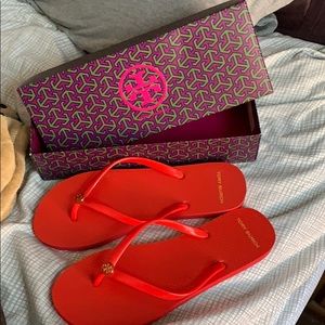 Tory Burch flip flops size 10 *brand new in box*